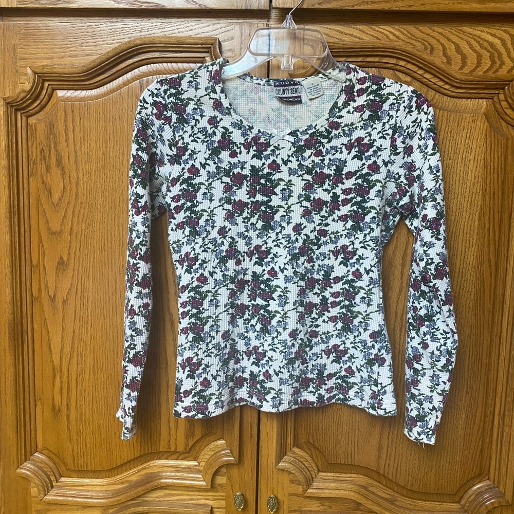 VintageCountrySeat waffletexture underwear shirt sz S. Very good vintg condition